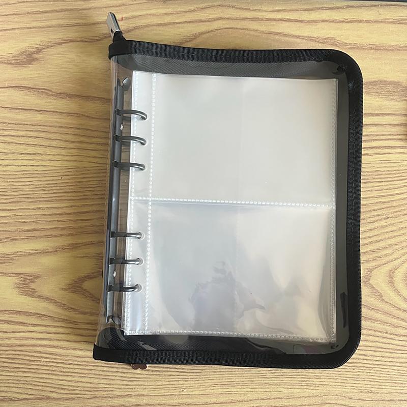 1 Set Candy Colors Convenient Large Capacity Photo Album Includes Sealed Bag Portable Multiple Sizes Multi-Function 25.3x18.5cm