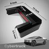 BestEvMod Center Console Front Organizer Cup Holders Front Tray Compatible with Tesla Cybertruck 2024+ Accessories Pickup Console Storage Box Tray 