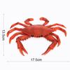 Educational Toy Scenes Making Sea Animal Figurine Red Crab Model Simulation Crabs Kids Cognition