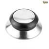 Pot Lid Replacement Knob 1/2 Pack Stainless Steel Anti-Slip Easy Install Handle for Glass Pan Cover Home Kitchen Cooking