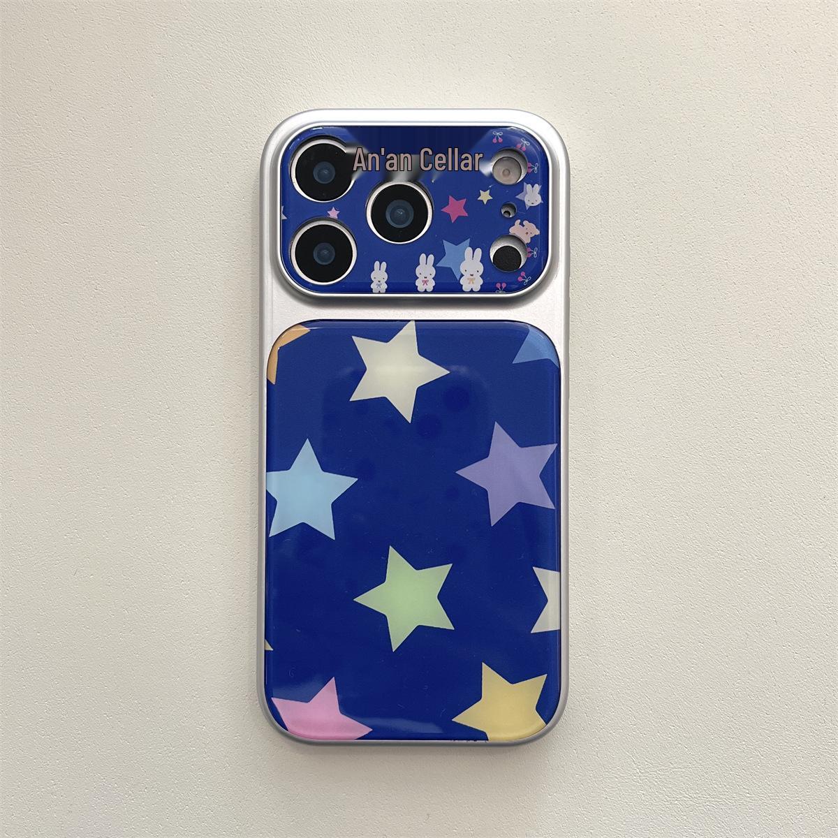 

Colorful Star Drop-Proof Case for Apple iPhone 15, Compatible with Apple 17/16 PROMAX, Featuring Instant Transformation into Large Windows. iPhone 15 Pro