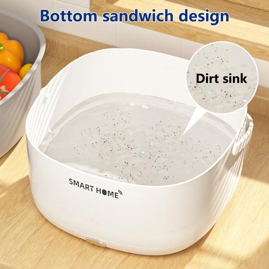 Fruit Vegetable Purifier Machine IPX7 Waterproof Ion Purification Technology Leak-proof Food Washing Machine
