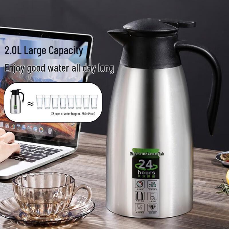 Large Capacity 2L Stainless Steel Insulated Thermos