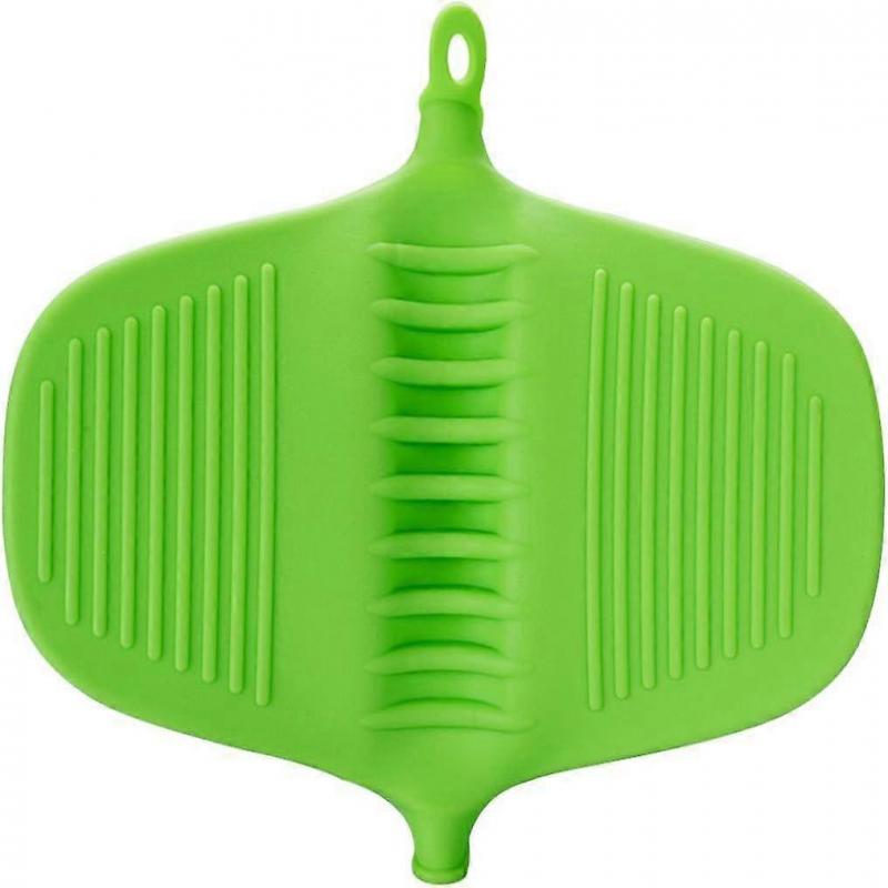 Silikon-Ofenhandschuhe zum Backen, Kochen, Grillen, Hitzebeständig, Grüner Frosch