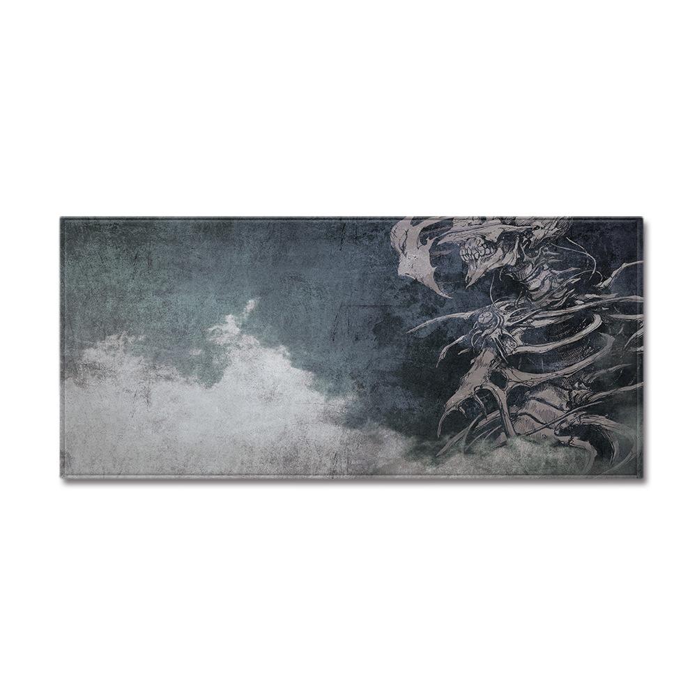 

Thriller Skull Bathroom Non-Slip Floor Mat Bathroom Door Mat Kitchen Absorbent Long Living Room Carpet 40*120cm