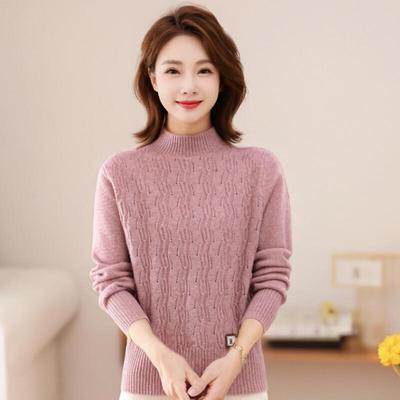 Jianhu Damenmode Strickrollkragenpullover