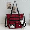 Schoolbag for Children Elementary School Students  Girls Junior High School Students  Large Capacity Color Blocking Backpacks  Backpacks