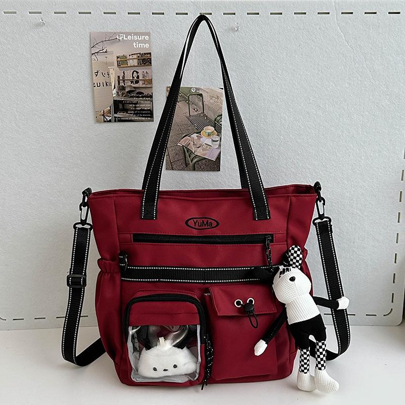 Schoolbag for Children Elementary School Students  Girls Junior High School Students  Large Capacity Color Blocking Backpacks  Backpacks