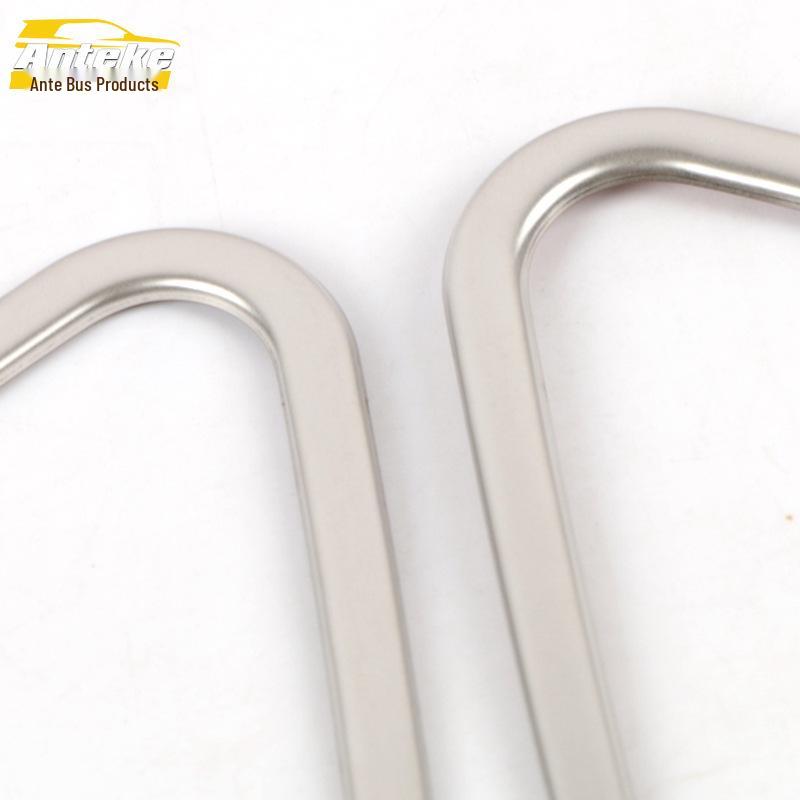 Stainless Steel A-Pillar Triangle Decorative Sticker for XC60 Console