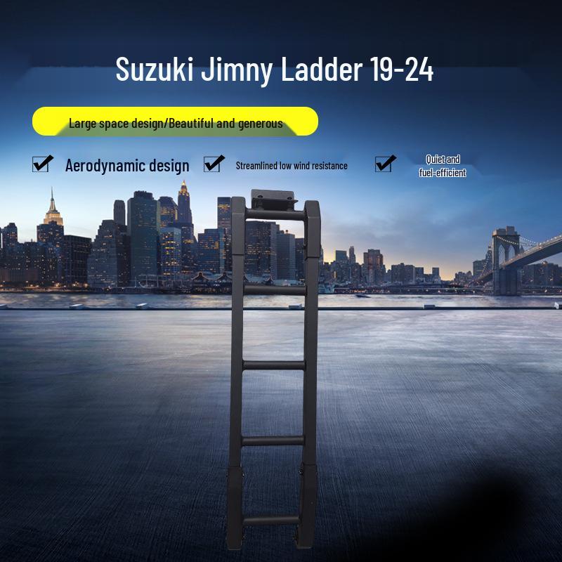 Lightweight Aluminum Alloy Ladder for 2019-2024 Suzuki Jimny Exterior Modification