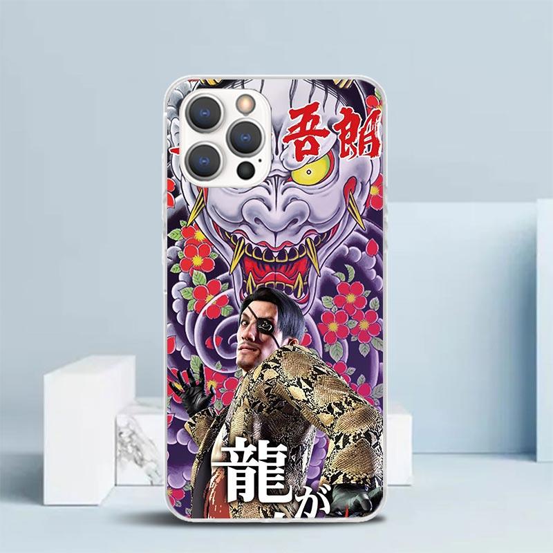 Yakuza 0 Game Soft Cover for iPhone 16 17 Air 15 14 Pro Max 16E Phone Case 13 Mini 12 11 7 SE 8 Print Pattern Fit Cases 16 17 Ai