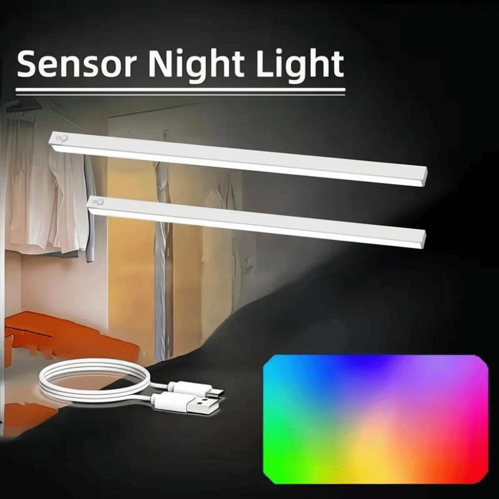 Colorful Gradient Chromatic Cabinet Lamp Charging Function Infrared Magnetic Adhesive RGB Cabinet Lamp Magnetic Suction