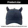 Unique Horn Baseball Hat Teens Headwear Devil Horns for Travel Photo Props