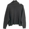 Babaghuri J0544UB661 24AW Charcoal Cotton Rib Neck Fleece Sweatshirt Tops M charcoalUsed
