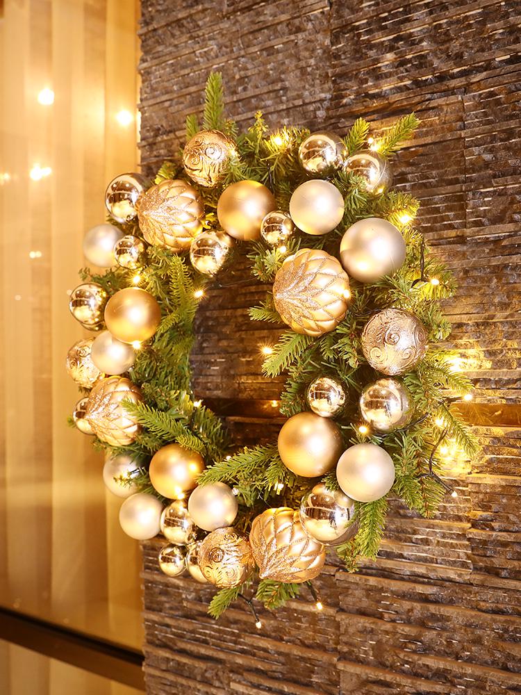 Creative Christmas Wreath - 40/60/80cm Festive Door Hanging Decoration & Gifts