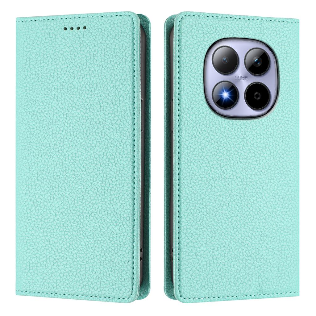 For Xiaomi Redmi Note 15 Pro 5G Wallet Case RFID Blocking Litchi Texture Leather Mobile Cover