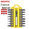 BROPPE 17-Piece Bit Set for Electric Drills and Screwdrivers