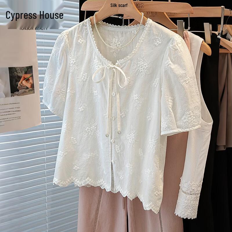 Sibaisha Women s Round Neck Short Sleeve Blouse XL