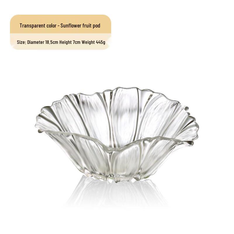 

DU Luxury Glass Fruit and Snack Plate Small Fruit Bowl