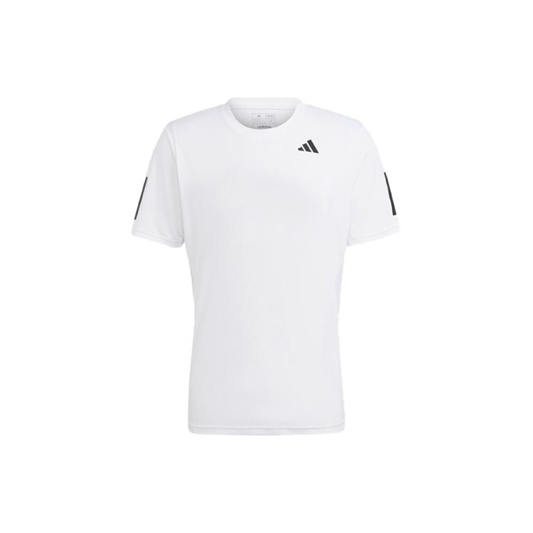 adidas Club 3-Stripes Tennis T-Shirt  White  Men s IS2297 L
