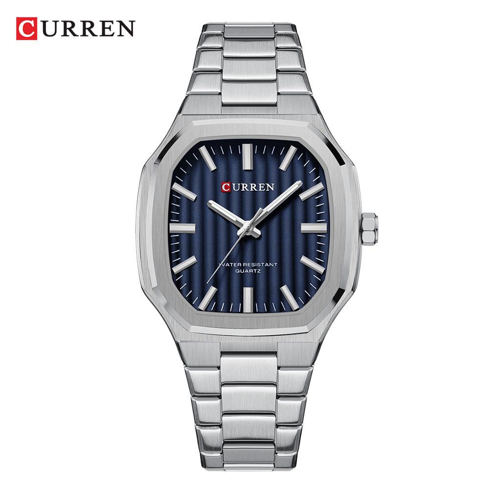 Curren Men s Fashion Steel Band Quartz Business Watch - Model 8458