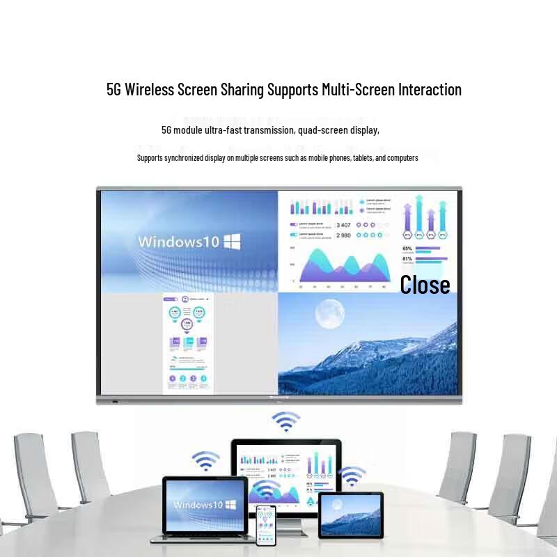 55-inch Interactive Smart Whiteboard Display (CN version)