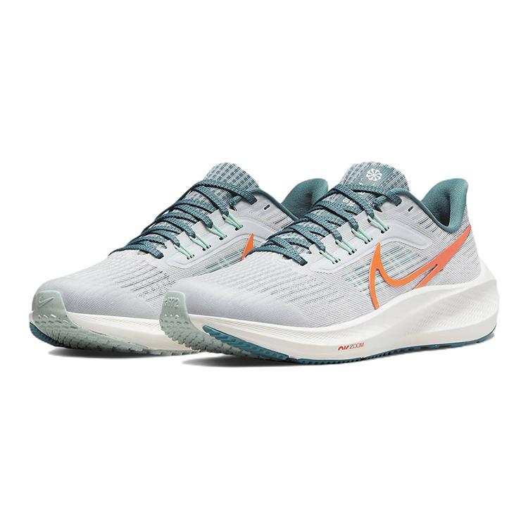 Pantofi de alergare noi Nike Air Zoom Pegasus 39, cu vârf jos, rezistenți la uzură, cu amortizare antiderapantă, gri/verde, pentru copii DM4015-003