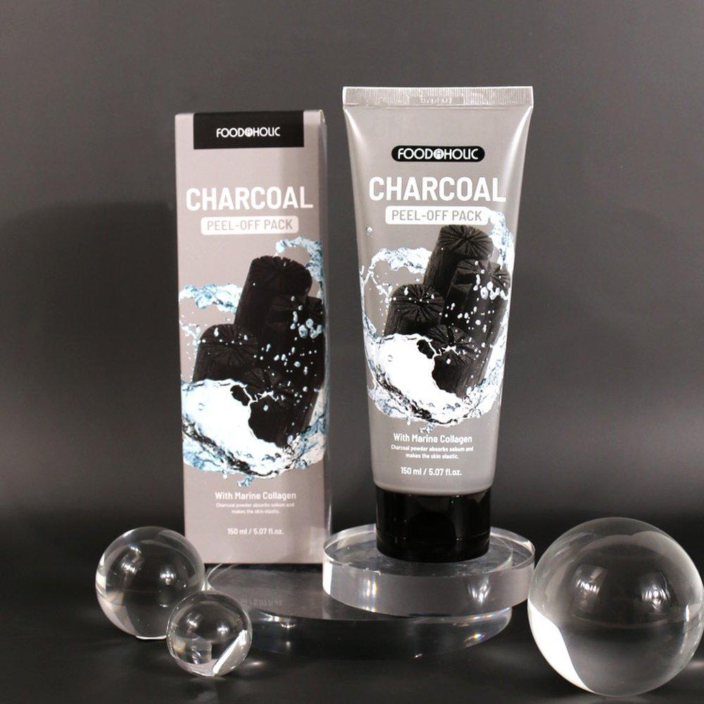 FoodaHolic Collagen Peel Off Pack 150ml / Charcoal
