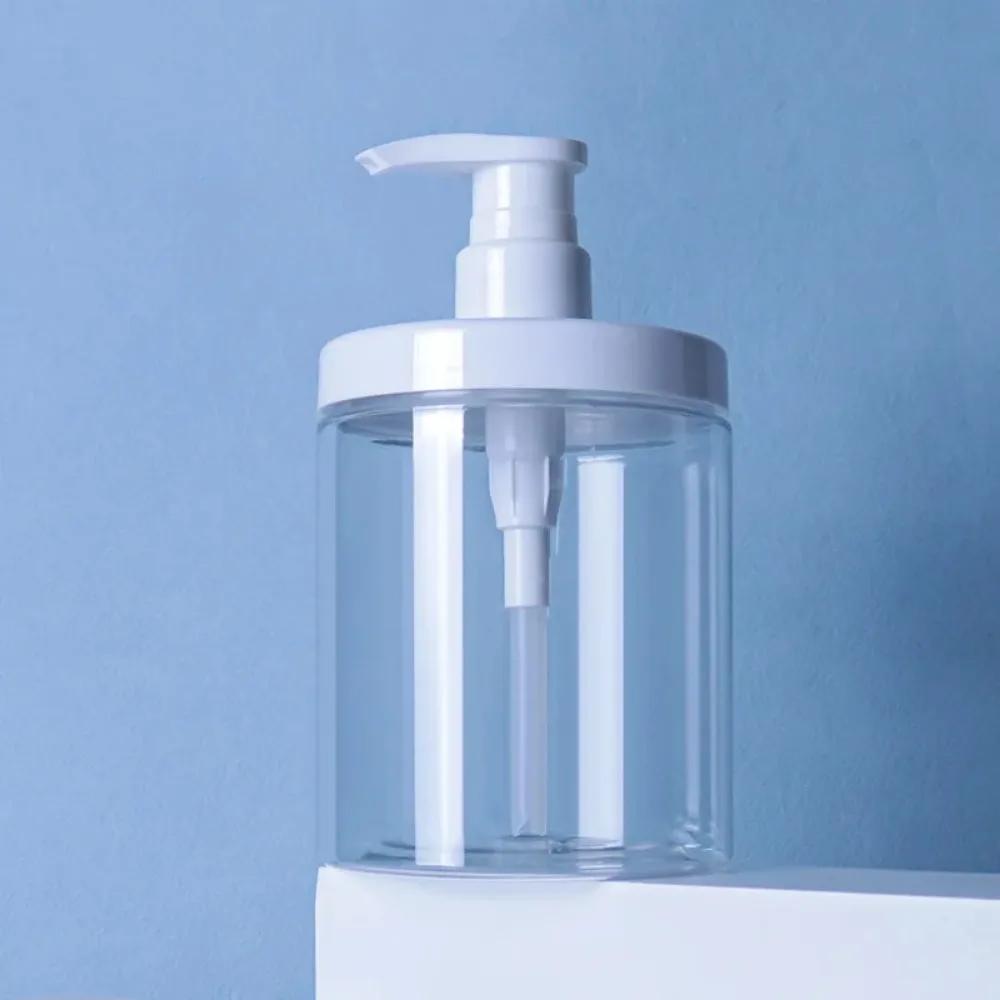 300ml/1200ml Clear Bottle Liquid Container Soap Dispenser Shampoo Lotion Shower Gel Bottles Wide Mouth Hand Washing Split Bottle