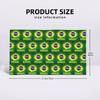 Brazil Flag Soft Face Towel Quick Dry Pool Bath Cotton Towels Absorbent
