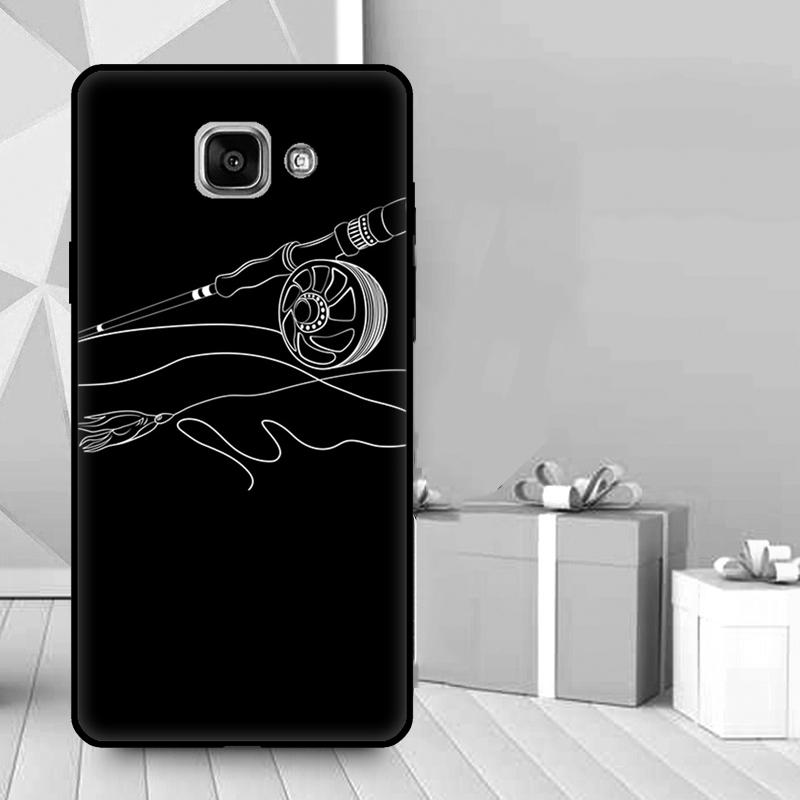 Carp Fish Fishing Rod Case For Samsung Galaxy J3 J5 J7 J1 2016 A3 A5 2017 J4 J6 J8 A7 A9 A6 A8 Plus 2018 Cover