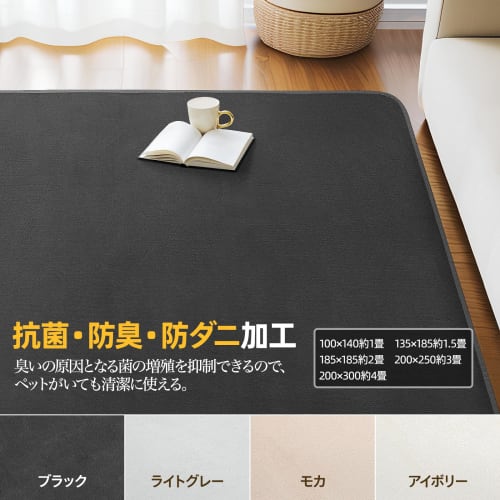 Belinna Rug, Carpet, Non-Slip, Soundproof, Washable, Dust Mite and Odor Resistant, Lightweight Design, Comfortable for All Seasons, Skin-Friendly, Nor