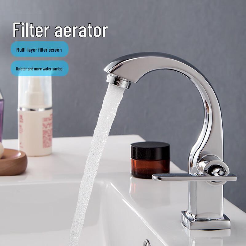 TLXT Einzeloch-Kaltwasser-Waschbeckenarmatur