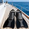 Adjustable Accessible Heel Flippers Flexible Adjustable Underwater Fins Accessible Heel Aquatic Fins Soft Foot Pocket for Adults