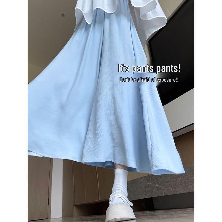 

Dopamine Pleated Skort: Versatile High-Waisted, Wide-Leg, Casual Summer Skirt M