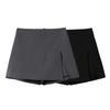 Women's High Waist A-Line Skirt Solid Color Pleated Mini Skirt Casual Pencil Skirt