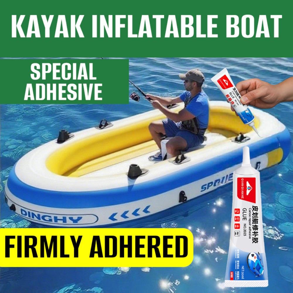 Adesivo in PVC da 30ML per Barca Gonfiabile, Colla per Kayak, Colla Speciale per Barche Gonfiabili, Colla per Riparazione Letto Gonfiabile e Anello da Nuoto