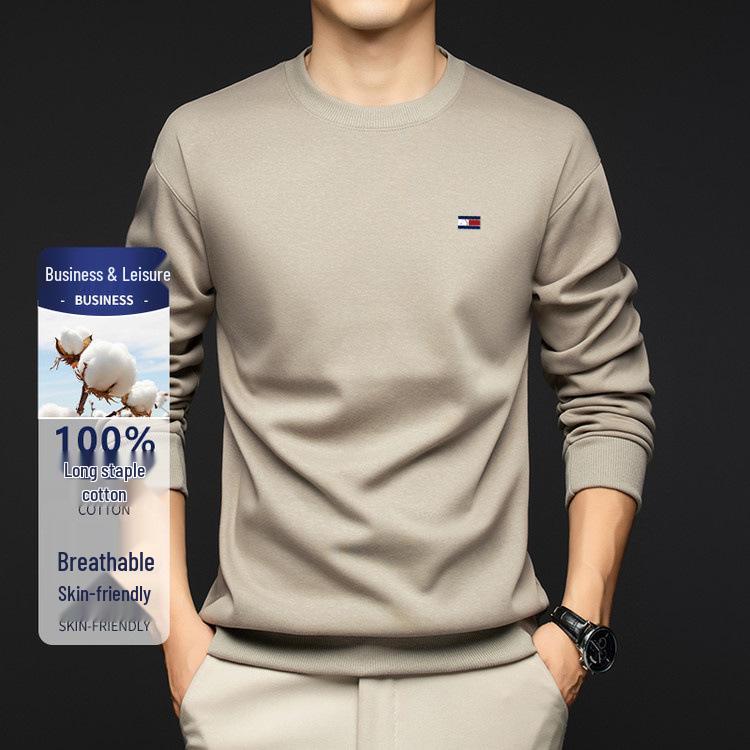 TOMMY Original Men's Cotton Crew Neck Long-Sleeve Casual Pullover