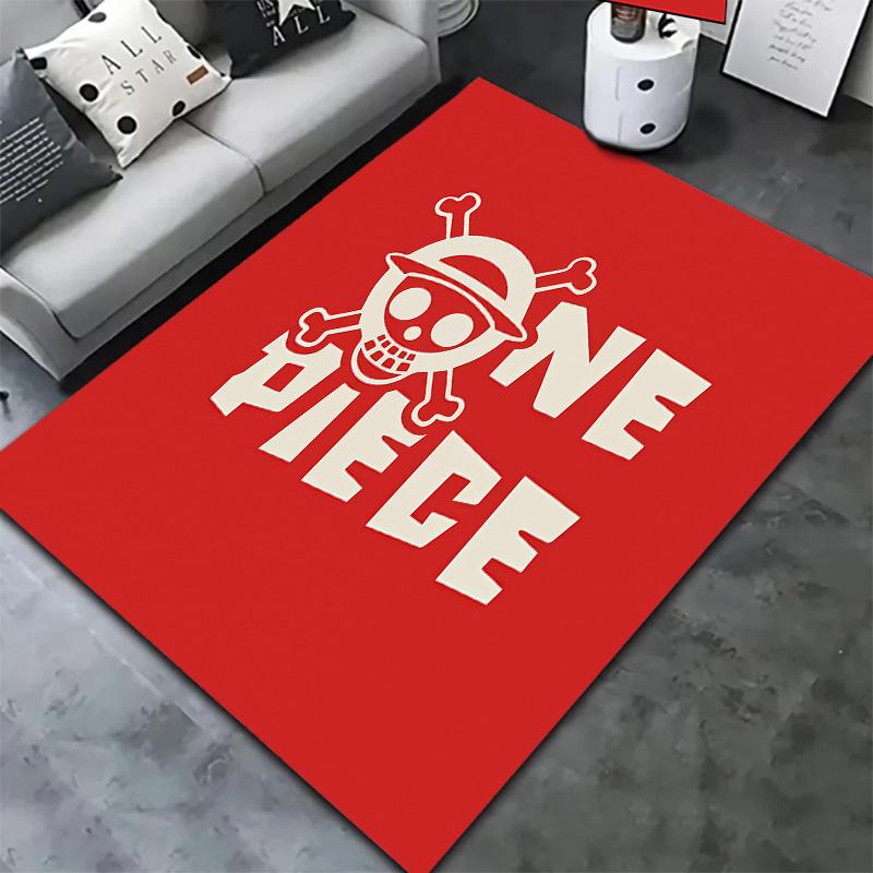 One Piece Straw Hat Pirates Carpet Rug For Living Room Bedroom Home Sofa Decoration,kids Play Nonslip Floor Mat