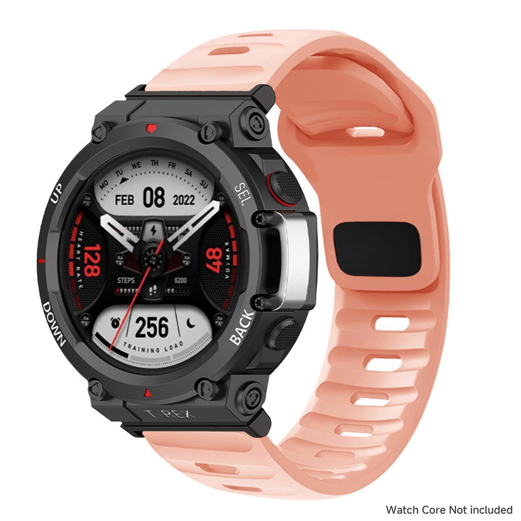 Silicone Strap For Huami Amazfit T-Rex 3/2 Bracelet Loop Wristband For Amazfit T-Rex/pro Correa Belt Replaceable Sport Band
