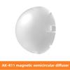 AK-R11 Difusor de Cúpula Substituição Efeito de Luz Suave e Brilhante Difusor de Cúpula Magnética Adsorção Cabeça de Flash Redonda para V1/S-R2