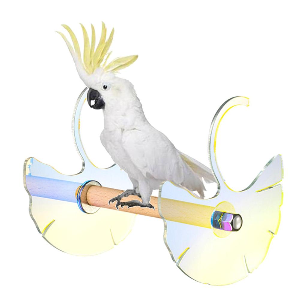 Bird Stand Toys Play No Need Screws Easy Installation Multifunction Parrot Swing