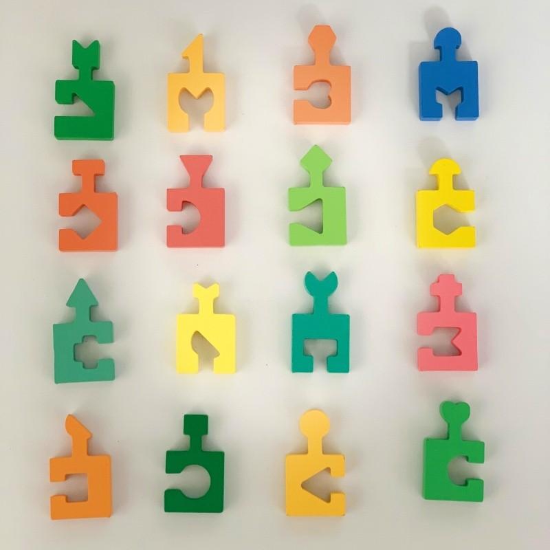 Shape Matching Children Puzzle Assembly Kids Educational Toys Logical Thinking & Spatial Coaching