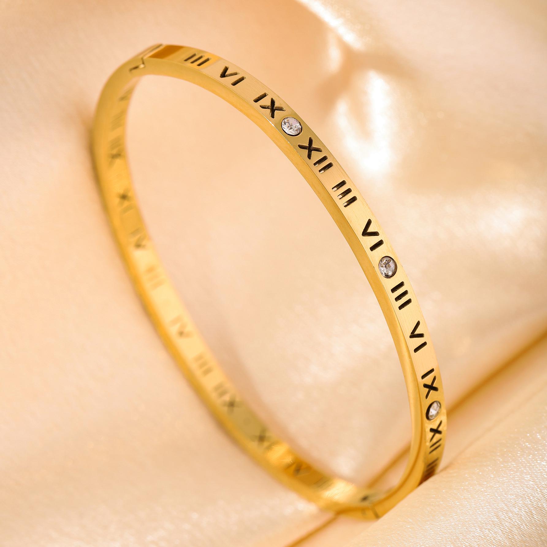 

Minimalist Women s Luxury Open Band Bracelet - European & American Design 18K