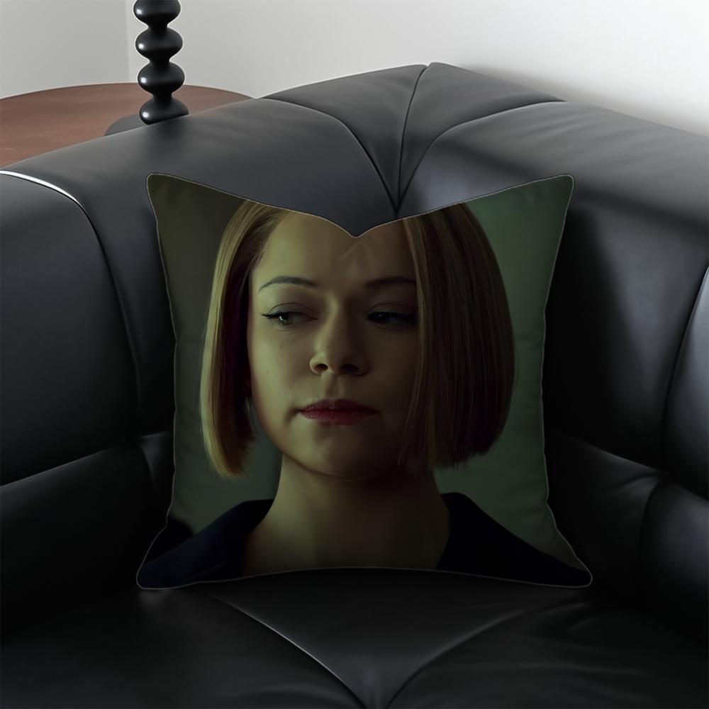 Orphan Black Character RRachel Duncan Cushion Cover Pillow Case Antidustmite Invisible Zipper Silky Plush Cushion