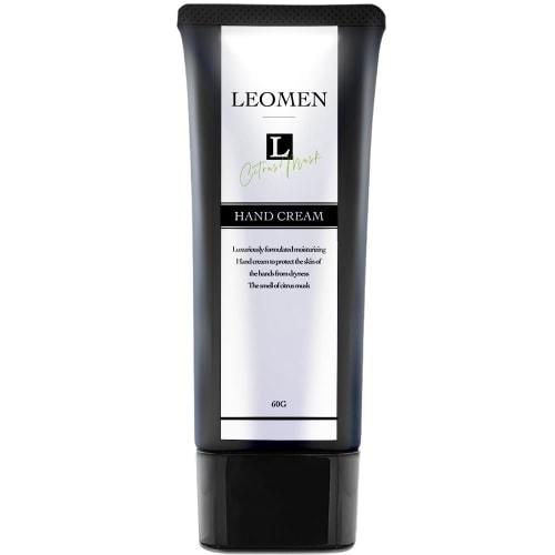 LEOMEN Men's Hand Cream, 60g, Citrus Musk Scent, Moisturizing for Dry Skin, Additive-Free, Made In Japan, Musk, Gift, Unisex, Non-sticky, Pleasant Sce
