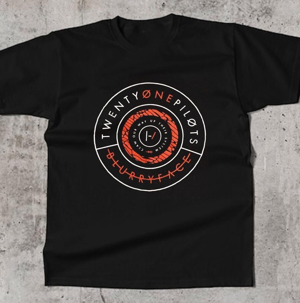 

Новая футболка Twenty One Pilots Blurry Face Подарок для фанатов Унисекс S-5XL Футболка CT68 Унисекс Футболка XXL