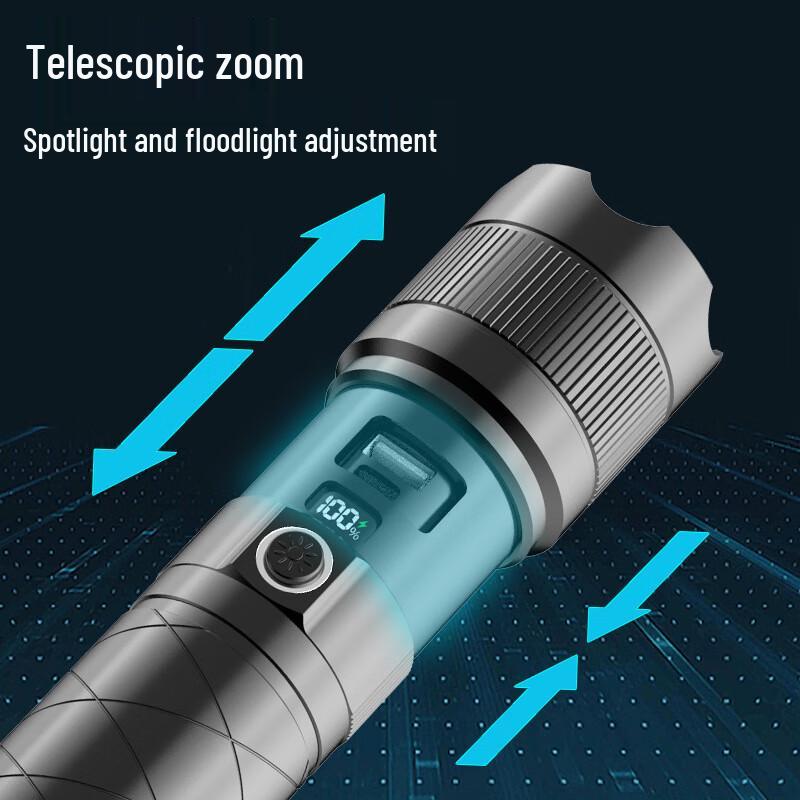 High Power Outdoor Rechargeable Flashlight