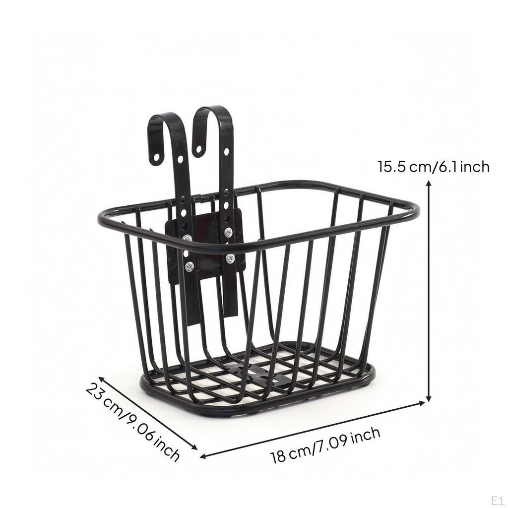Bike Basket with Mounting Hardware Hook on Front Cycle Compact for Kids, , Neighborhood