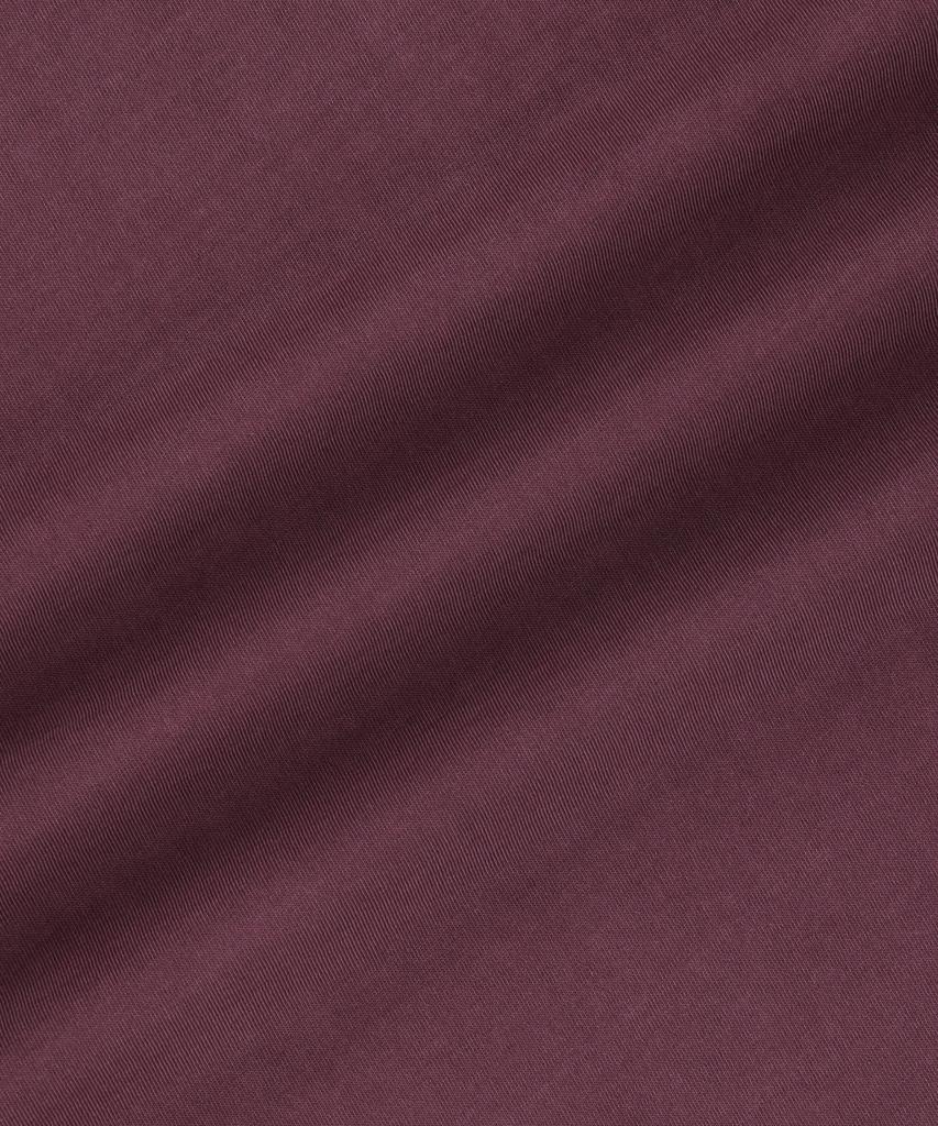 BROWNBREATH Stamp Tag Pigment Tee - Burgandy